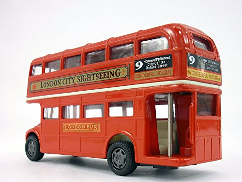 5 inch London City Sightseeing Double Decker Tour Bus Scale Diecast Metal Model