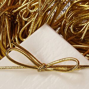 22″ gold stretch loops (package)