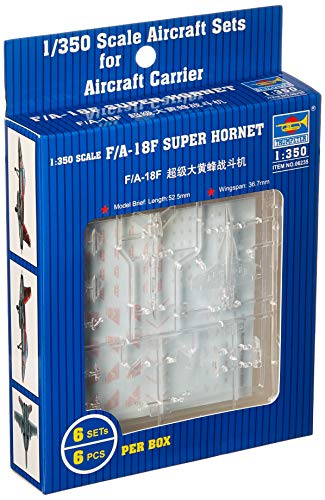 Trumpeter 1/350 F/A18F Super Hornet Aircraft Set for USN Carriers (6-Box)