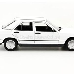 Norev NV183820 1:18 190E 1984-White Mercedes-Benz Collectable Model, Multi