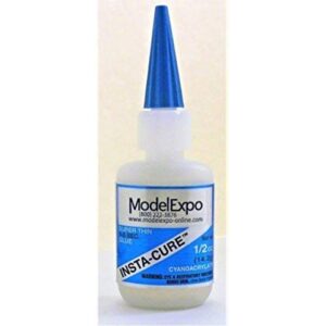model expo insta cure super thin ca glue 1/2oz #mt101 from for model ship building