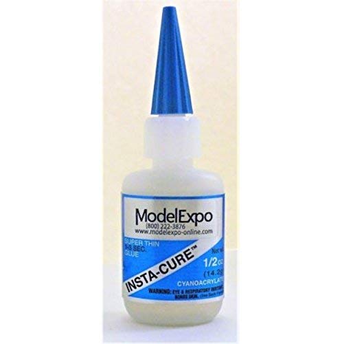 Model Expo Insta Cure Super Thin CA Glue 1/2oz #MT101 from for Model Ship Building