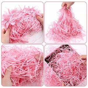 FUSHENMU Easter Grass Craft Shredded Tissue Raffia Paper Grass Shred Paper for Easter Basket Filler Gift Wrapping Supply