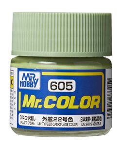 c605 75% flat ijn type 22 green camo color 10ml, gsi mr. color