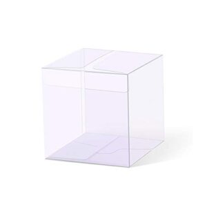 yozatia 25pcs transparent boxes 2 x 2 x 2 inch, candy box, clear favor boxes gift boxes for wedding, party and baby shower favors