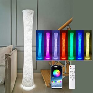 pehtini 61″ led floor lamp,floor lamp for bedroom,corner floor lamp,rgb color changing floor lamp,smart dimmable floor lamp with remote & app control & sync to music,floor lamps for living room modern