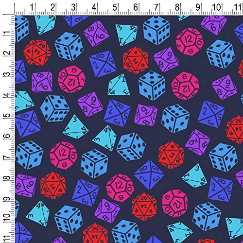 GRAPHICS & MORE Dungeon Dice Pattern for Fighting Dragons Gift Wrap Wrapping Paper Rolls