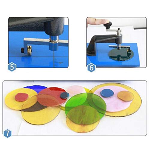 Cutting Tool Lens Glass Circle Cutter Stained Glass & Regular Glass