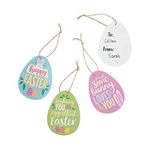 easter gift tags – party supplies – 24 pieces