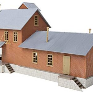 Walthers Trainline HO Scale Model Brick Freight House Kit