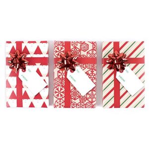 hallmark holiday gift card holders, red (pack of 3)