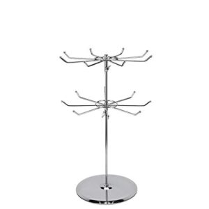 polmart medium duty two tier counter top spinner display stand