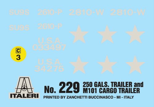 1/35 250 Gal S Tank Trailer & N101 Cargo Trailer