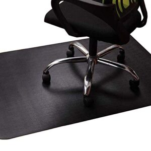 office chair mat: extra large computer chair mat for hardwood floors 53×45 inches – made of polyethylene & eva materials – non-skid chair mat for office or home use