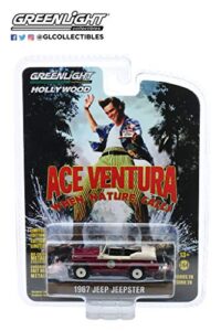 greenlight 1:64 hollywood series 28 – ace ventura: when nature calls (1995) – 1967 jeepster convertible 44880-f