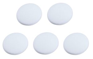 wall protectors from door knobs-efbock silicone door stoppers wall protector-premium door bumper wall guards for home or office -self adhesive door handle bumper guard stopper rubber stop (white 5pcs)