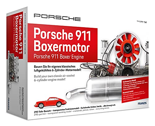 Franzis Porsche 911 Boxer Engine Model Kit - Porsche Museum Edition