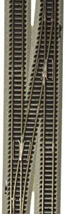 Bachmann Industries E-Z Track 6 Single Crossover Turnout - Right (1/card) N Scale