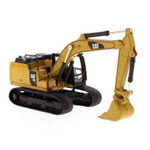 1:64 Scale Caterpillar 320F L Hydraulic Excavator - Construction Metal Series by Diecast Masters - 85690 - Play & Collect - with Functioning Boom - Made of Diecast Metal with Some Plastic Parts