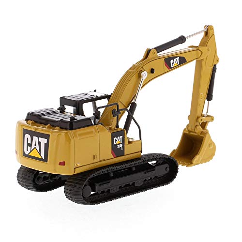 1:64 Scale Caterpillar 320F L Hydraulic Excavator - Construction Metal Series by Diecast Masters - 85690 - Play & Collect - with Functioning Boom - Made of Diecast Metal with Some Plastic Parts