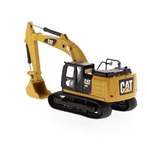 1:64 Scale Caterpillar 320F L Hydraulic Excavator - Construction Metal Series by Diecast Masters - 85690 - Play & Collect - with Functioning Boom - Made of Diecast Metal with Some Plastic Parts