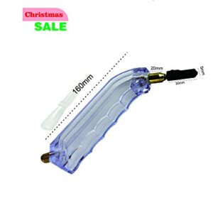 Professional Stained Glass Cutting Tool Pistol Grip Oil Feed Glass Cutter Cuts Windows, Mirrors and Oil Reservoir