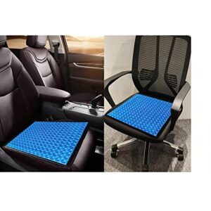 Damcoola Seat Cushion for Office Home Chair, Car & Wheelchair, Honeycomb Gel Seat Pad for Hip Massage, Back, Tailbone, Coccyx & Sciatica Pain Relief, Ergonomic, Breathable& Anti-Slip