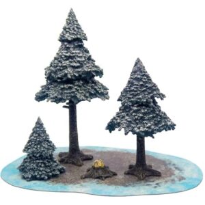 Monster Scenery Ice Wilds: Snow Pine Forest Double Pack (2 Items)