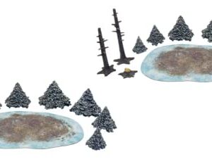 Monster Scenery Ice Wilds: Snow Pine Forest Double Pack (2 Items)