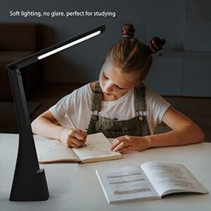 Koopala LED Desk Lamp, Cordless Lamp with 3 Lighting Modes 3 Brightness Levels, Rechargeable Reading Lamp with Adjustable Arm & USB Charge Port, Foldable Eye Caring Table Light for Home Office Study