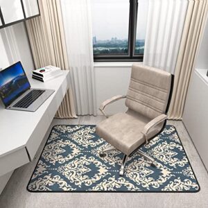 placoot heavy duty office chair mat for carpet & hardwood floors, 48″ x 36″ weight 3.5 lbs highly premium quality floor mat, desk chair mat for carpeted floors and hardwood floor for home office
