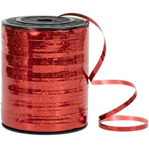 giftexpress 500 yards metallic red curling ribbon/balloon ribbon/balloon strings/gift wrapping ribbons supplies