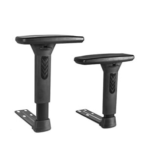 frassie height adjustable chair armrest pair replacement, gaming boss chair arms set (3d)