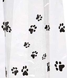 A1BakerySupplies® 25 Pack Paw Print Design Printed Cellophane Bags 4 In X 2 In X 9 In