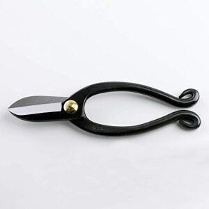 Hanafubuki Wazakura Ikenobo Ikebana Flower Scissors MADE IN JAPAN 6.5inch(165mm), Japanese Floral Arranging Tools, Kado Hasami Shears - Ikenobo Black