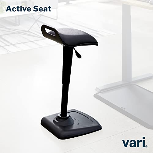 Vari Active Seat - Adjustable Standing Desk Chair - Ergonomic Wobble Office Desk Stool w/Dynamic Range of Motion - Encourage Good Posture - Portable Stools & Fully Assembled - Active Chairs for Adults