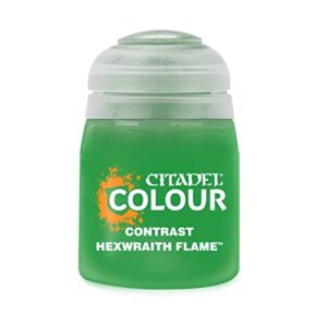 games workshop citadel contrast paint: hexwraith flame (18ml)