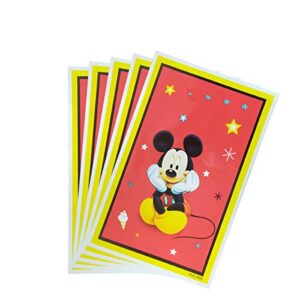 oulaiz 30 pcs mickey gift bags, ideal for mickey and minnie themed party supplies, children’s birthday gift bags, children’s snack bags.