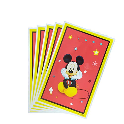 OULAIZ 30 pcs Mickey Gift Bags, Ideal for Mickey and Minnie Themed Party Supplies, Children's Birthday Gift Bags, Children's Snack Bags.