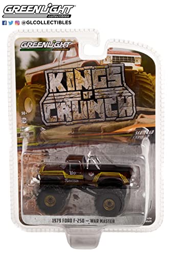 King of Crunch Greenlight 49100-B Kings of Crunch Series 10 - War Master - 1979 F-250 Monster Truck 1/64 Scale