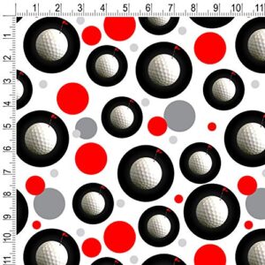 GRAPHICS & MORE Golf Ball Moon Flag Golfing Gift Wrap Wrapping Paper Roll