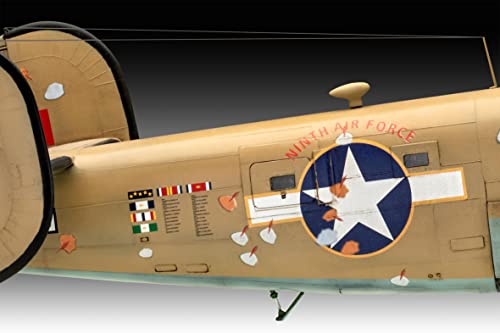 Revell RV03831 03831 B-24D Liberator 1:48 Scale Model Kit, Unpainted