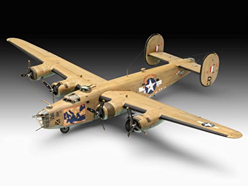 Revell RV03831 03831 B-24D Liberator 1:48 Scale Model Kit, Unpainted