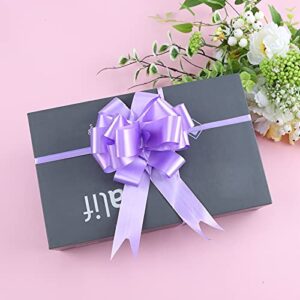 Pull Bow for Gifts Basket Bows Wrapping Pull Bows for Gift Wrapping Ribbon Bows Wedding Present Box Floral Decoration A10-30pcs-Light Purple