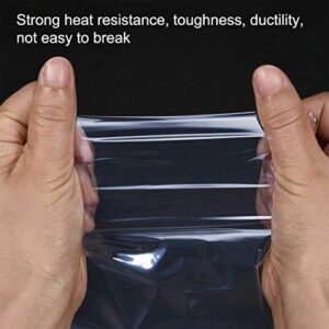 HappyBeeYo 100PCS Shrink Wrap Bags for Gift Baskets,24x32in 2 Mil Thick PVC Heat Shrink Bags Large Cellophane Wrap for Packaging,Gift Wrapping