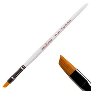 the army painter wargamer: large drybrush – hobby miniature model paint brush with synthetic toray hair – model brushes & miniature paint brushes for miniature painting the army painter paint set