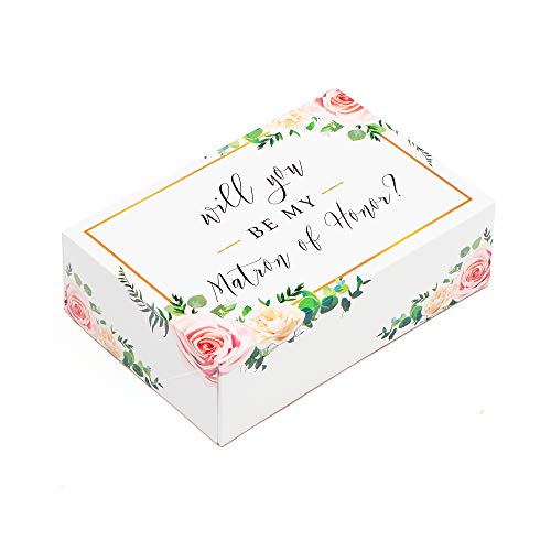 Matron of Honor Proposal Box | 1 pack | Matron of Honor Box | Matron of Honor Proposal Gift | Floral Design