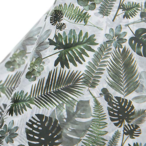 WRAPAHOLIC Gift Wrapping Tissue Paper - 24 Sheets 19.7x27.5 Inch Tropical Plam Leaf Print Gift Wrap Paper Bulk for Packing, DIY Crafts