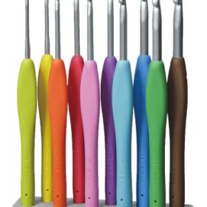 Clover 3672 Amour Crochet Hook Set, 10 sizes