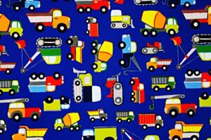 construction zone premium gift wrapping paper flat sheet – 24″ x 6′